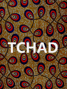 Poster - Tchad wax - Accueil | Oueso - Contemporary Afro Art