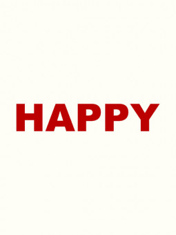 Affiche - Happy - Accueil | Oueso - Art Afro Contemporain