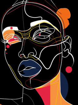 Poster - Soumaïla - Accueil | Oueso - Contemporary Afro Art