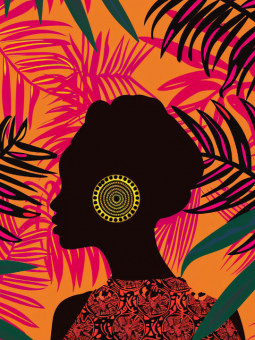 Affiche - Jalia - Accueil | Oueso - Art Afro Contemporain