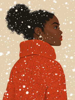 Poster - December - Accueil | Oueso - Contemporary Afro Art