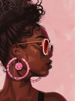 Affiche - Chiamaka - Accueil | Oueso - Art Afro Contemporain