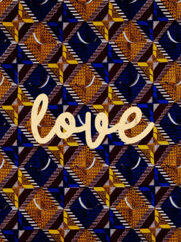 Poster - Love wax - Accueil | Oueso - Contemporary Afro Art