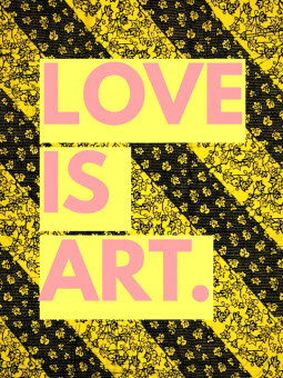 Affiche - Love wax - Accueil | Oueso - Art Afro Contemporain