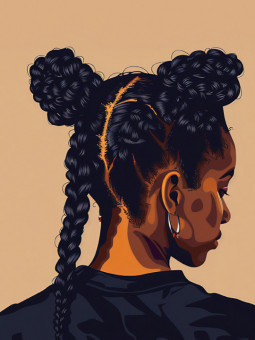 Affiche - Gladice - Accueil | Oueso - Art Afro Contemporain