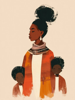 Poster - Théo et Lucas - Accueil | Oueso - Contemporary Afro Art