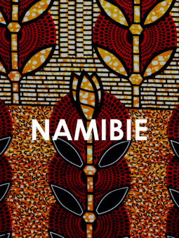 Affiche - Namibie wax - Accueil | Oueso - Art Afro Contemporain