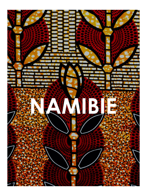 Affiche - Namibie wax - Accueil | Oueso - Art Afro Contemporain