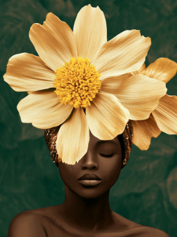 Affiche - Beauté Éclatante - Accueil | Oueso - Art Afro Contemporain