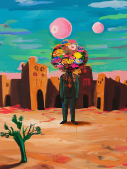 Affiche - Ciudad - Accueil | Oueso - Art Afro Contemporain