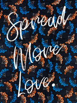 Poster -Spread more love wax - Accueil | Oueso - Contemporary Afro Art