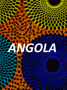 Poster - Angola wax - Accueil | Oueso - Contemporary Afro Art