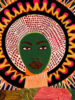 Affiche - Magic queen - Accueil | Oueso - Art Afro Contemporain