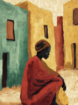 Affiche - Zohair - Accueil | Oueso - Art Afro Contemporain