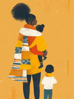 Affiche - Femme forte - Accueil | Oueso - Art Afro Contemporain