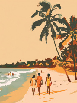 Affiche - Holidays - Accueil | Oueso - Art Afro Contemporain