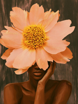 Affiche - Olu - Accueil | Oueso - Art Afro Contemporain