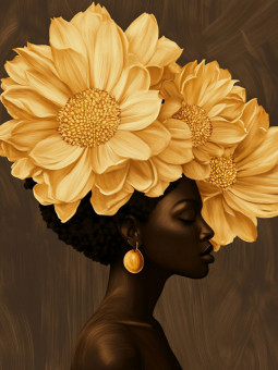 Affiche - Zohair - Accueil | Oueso - Art Afro Contemporain