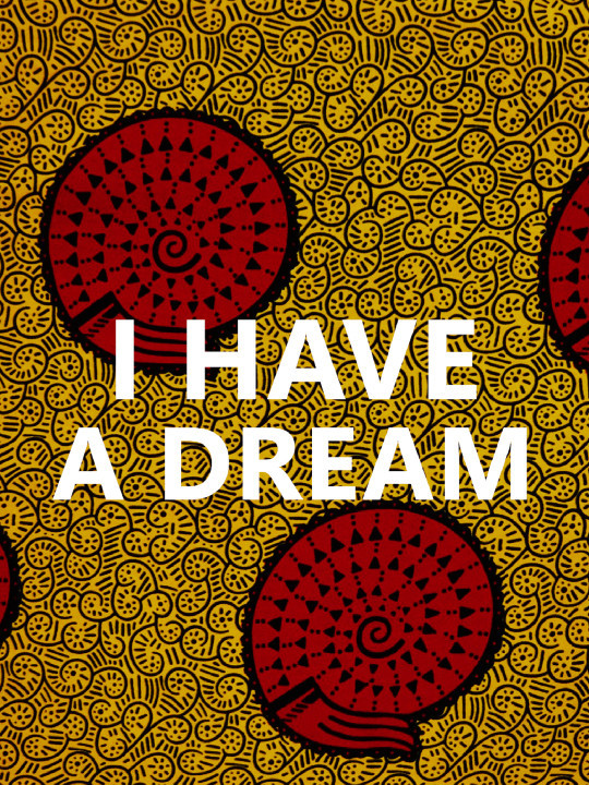 Affiche - I have A Dream wax - Accueil | Oueso - Art Afro Contemporain Affiche - I have A Dream wax-Accueil-OUESO