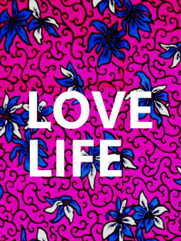 Affiche - Love life wax - Accueil | Oueso - Art Afro Contemporain