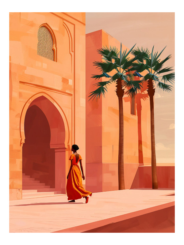 Affiche - Sarah - Accueil | Oueso - Art Afro Contemporain Affiche - Sarah - Accueil | Oueso - Art Afro Contemporain