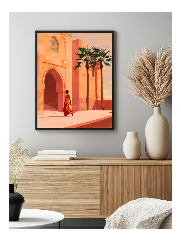 Affiche - Sarah - Accueil | Oueso - Art Afro Contemporain Affiche - Sarah - Accueil | Oueso - Art Afro Contemporain