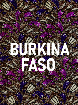 Affiche - Burkina faso wax - Accueil | Oueso - Art Afro Contemporain