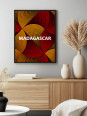 Affiche - Madagascar wax - Accueil | Oueso - Art Afro Contemporain