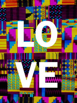 Affiche - Love wax - Accueil | Oueso - Art Afro Contemporain