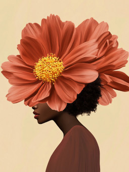 Poster - Maïna - Accueil | Oueso - Contemporary Afro Art