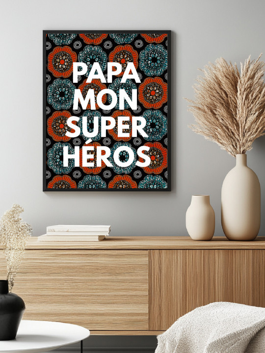 Affiche - Papa mon super héros-Accueil-OUESO