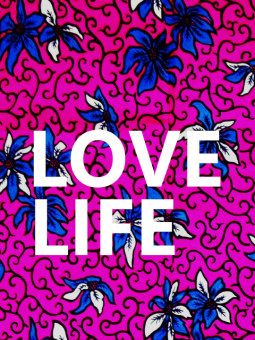 Affiche - Love life wax - Accueil | Oueso - Art Afro Contemporain
