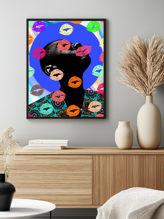 Affiche - Afro Lolaura-Art mural-OUESO