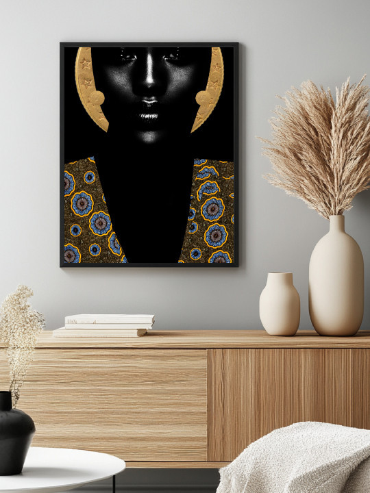 Poster - Lunara Ithéa (Wax pop art)-WALL ART-OUESO