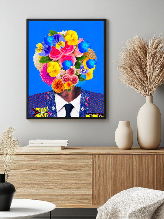 Poster - Afro Floramesa-WALL ART-OUESO