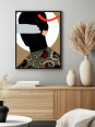 Affiche - Afro Kufaloréa (Wax pop art) - Art mural | Oueso - Art Afro Co...