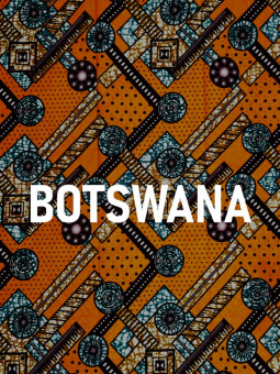 Affiche - Botswana wax - Art mural | Oueso - Art Afro Contemporain