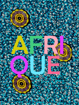 Affiche - Afrique wax - Accueil | Oueso - Art Afro Contemporain