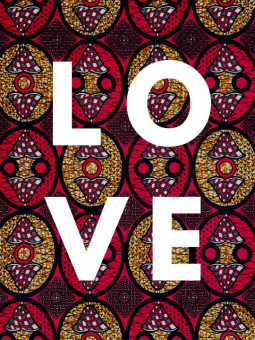 Poster - Love wax - Accueil | Oueso - Contemporary Afro Art