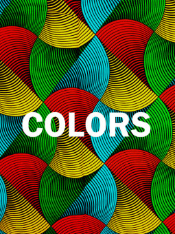 Affiche - Colors wax - Accueil | Oueso - Art Afro Contemporain