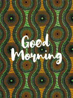 Affiche - Good morning wax - Accueil | Oueso - Art Afro Contemporain