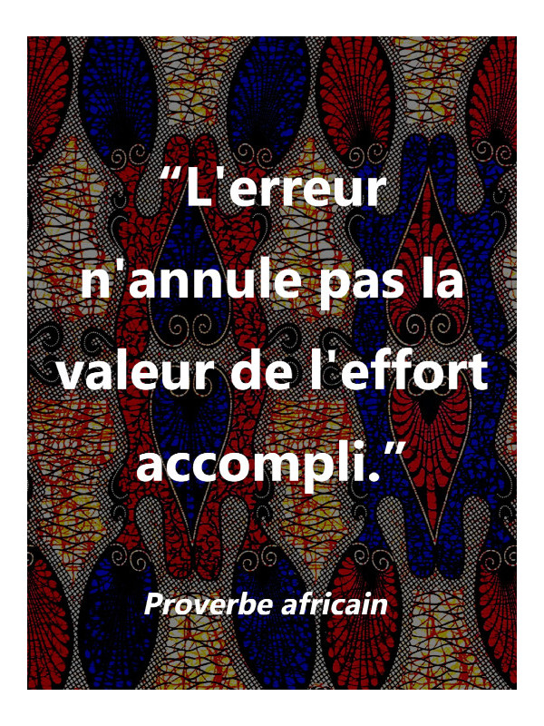 Affiche - L'erreur - Accueil | Oueso - Art Afro Contemporain
