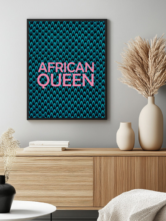Poster - African Queen wax-Accueil-OUESO
