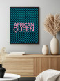 Poster - African Queen wax - Accueil | Oueso - Contemporary Afro Art