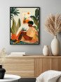 Poster - Oasis Intérieure - Accueil | Oueso - Contemporary Afro Art