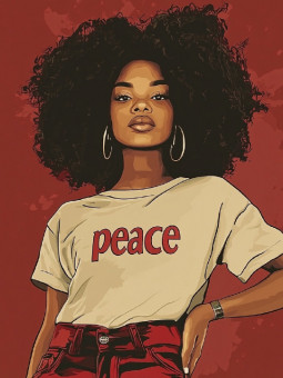 Affiche - Lumina Pax - Accueil | Oueso - Art Afro Contemporain