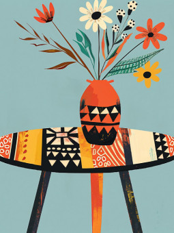 Poster - Ethnifloréa - Accueil | Oueso - Contemporary Afro Art
