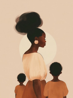 Affiche - Soléna - Accueil | Oueso - Art Afro Contemporain