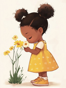 Affiche - Yellow spring - Accueil | Oueso - Art Afro Contemporain