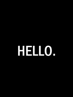 Affiche - HELLO - Accueil | Oueso - Art Afro Contemporain